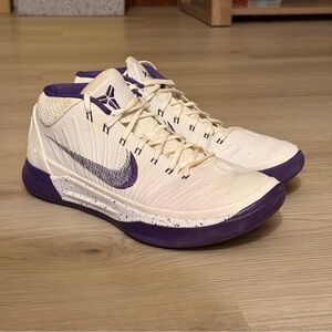 Nike Kobe AD white purple basketball shoes